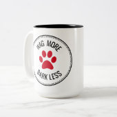 Wag plus d'écorce moins de Mug (Devant gauche)