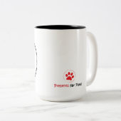 Wag plus d'écorce moins de Mug (Devant droit)