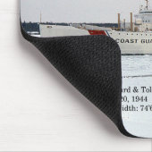 WAGB 83 Mackinaw white mousepad Muismat (Hoek)