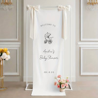 Wagen Baby Shower Welkom
