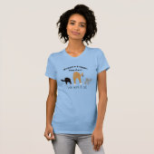 Waggin n Braggin Dog Gym T-shirt (Voorkant volledig)
