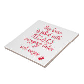 Wagging Tales & Nat Noses - Leuke Hond Quote Tegeltje (Zijkant)