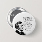 Wagner's Plan Ronde Button 5,7 Cm (Voorkant /achterkant)