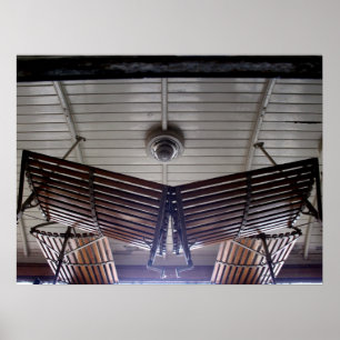Wagon Ceiling met Luggage Rack Le Mastrou Poster