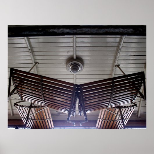 Wagon Ceiling met Luggage Rack Le Mastrou Poster (Voorkant)