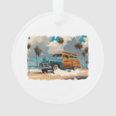 Wagon classique en bois (dos)