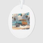 Wagon classique en bois (devant)