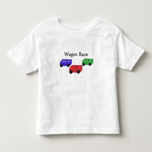 Wagon Race Kinder Shirts (Voorkant)