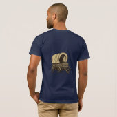 Wagon Silhouet T-shirt (Achterkant volledig)