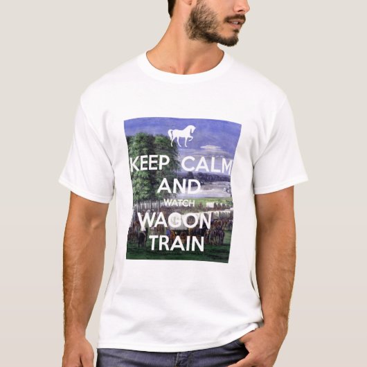 Wagon trein t-shirt (Voorkant)