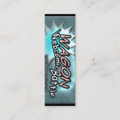 WAGON Webcomic Battle Cards Mini Visitekaartje (Achterkant)