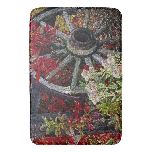 Wagon Wheel 1 Badmatten (Voorkant Verticaal)