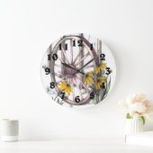 Wagon Wheel Clock Grote Klok (Huis)