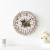 Wagon Wheel Couvert Wagon Wall Horloge 2 (Maison)