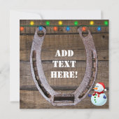Wagon Wheel Cowboy Boots Garland Aankondiging (Achterkant)
