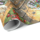 Wagon Wheel Cowboy Boots Garland Cadeaupapier (Rol Hoek)