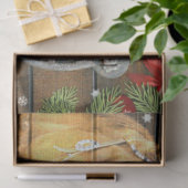 Wagon Wheel Cowboy Boots Garland Tissuepapier (Geschenk)