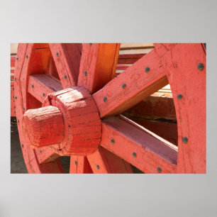 Wagon Wheel Detail Poster