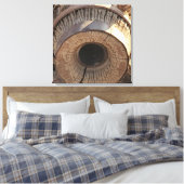 Wagon Wheel Rustieke Foto Canvas Afdruk (Insitu (Slaapkamer))