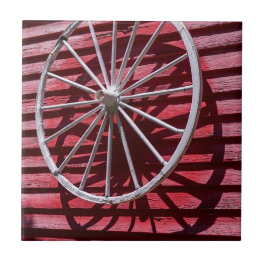 Wagon Wheel Tegeltje (Voorkant)