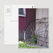 Wagon Wiel en Silo Briefkaart (Voorkant / Achterkant)