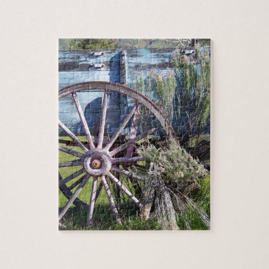 Wagon Wiel Legpuzzel (Verticaal)
