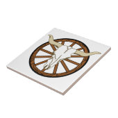 Wagon Wiel Tegeltje (Zijkant)