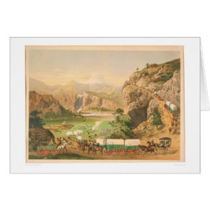 Wagons de train arrivant à l'avant-poste (1838A)