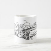 Wagons Tekening Mok (Center)