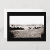 wagontrein briefkaart (Voorkant / Achterkant)