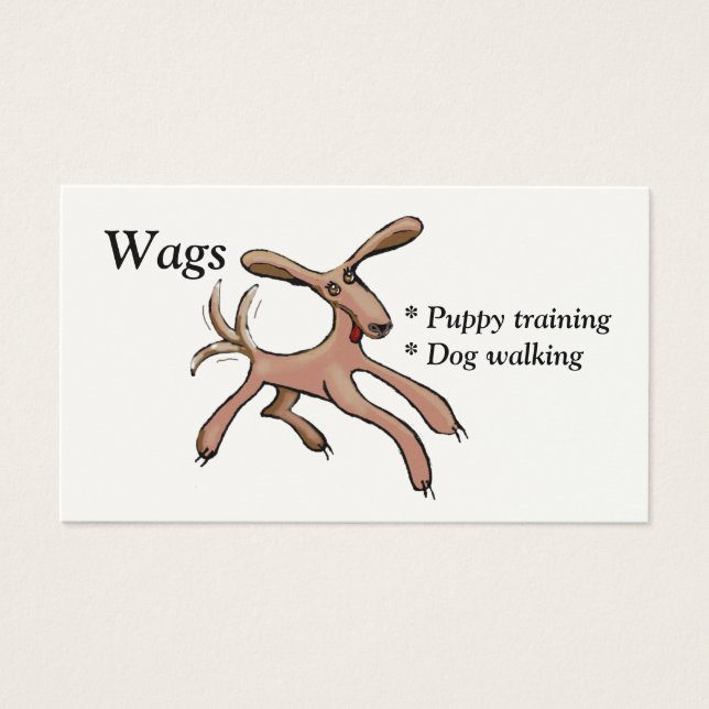 Wags entraînement de chiot et la marche de chien (Devant)