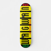 WAGWAN JMT UK 7 3/4-inch skateboard deck (Voorkant)
