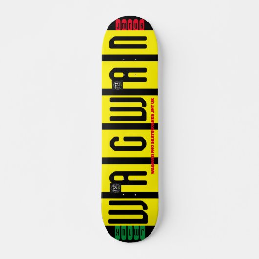 WAGWAN JMT UK Planche de Skateboard 7 3/4" (Devant)