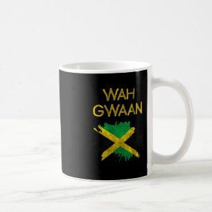 Wah Gwaan Jamaica Vlag Jamaicaanse Trots Reggae Va Koffiemok