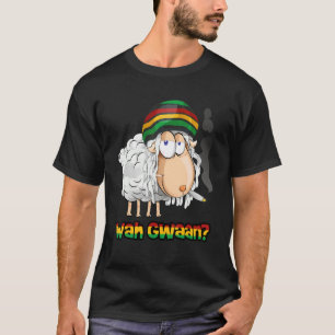 Wah Gwaan Patois Jamaica Sheep Jamaican Slang T-shirt