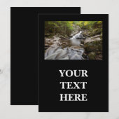 Wahconah Falls Carte de remerciements - Dalton, MA (Devant / Derrière)