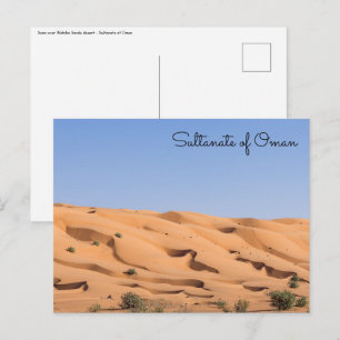 Wahiba Sands woestijn - Oman Briefkaart
