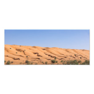 Wahiba Sands woestijn - Oman Foto Afdruk