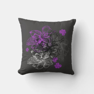 Wahine Lace Hawaiian Orchid Omkeerbaar Kussen