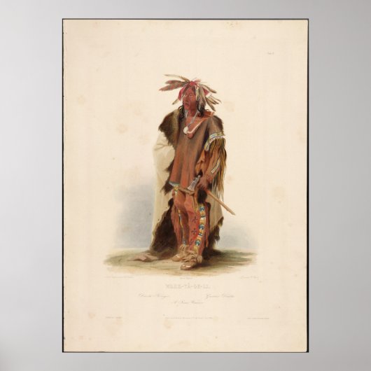 Wahk-tä-ge-li "Gallant Warrior" Poster (Voorkant)