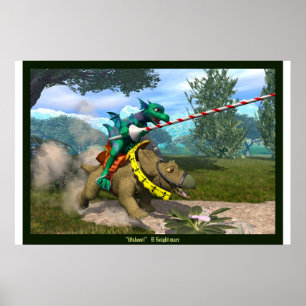 Wahoo. A Knight-Mare Poster