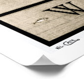 Wahoo B&W-Posters, -Prints en -Lijsten Poster (Hoek)