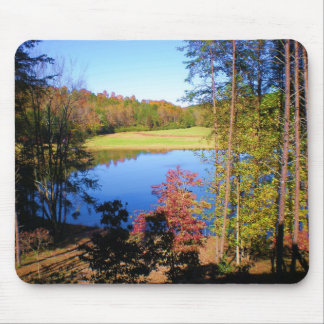 wahoo-herfst, volledige kleur muismat