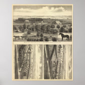 Wahoo Valley Boerderij, Nebraska Poster (Voorkant)