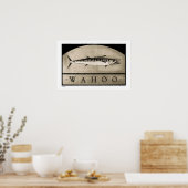 Wahoo Vintage B&W Affiches, impressions et cadres (Cuisine)