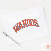 WAHOOS RECHTHOEKIGE STICKER (Envelop)