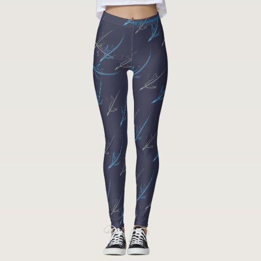 WAI Australian Chapter Black Airplane Leggings (Voorkant)