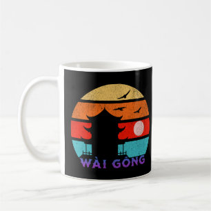Wài Gōng Retro Zonsondergang Oceaan Grootvader Koffiemok