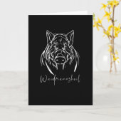 Waidmannsheil Wilde Boar Hunter Hunter Kaart (Gele Bloem)