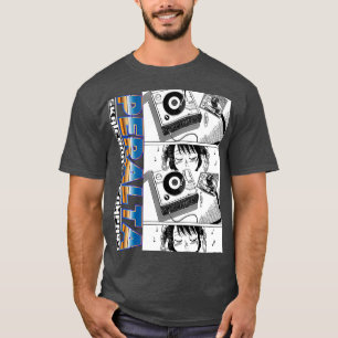 Waifu Anime Neko DJ Manga Meisje T-shirt